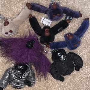 Pack of Kipling keychains